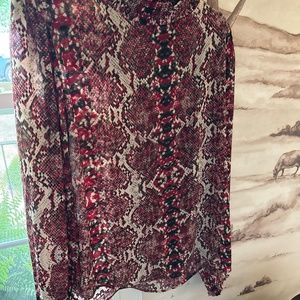 Asher peasant sleeve dress shirt size L